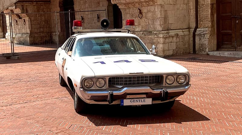 Plymouth Satellite 4 Door Police Car